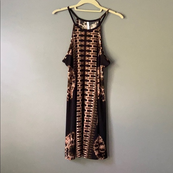 Xhilaration Dresses & Skirts - Xhilaration High Neck Tie Dye Dress